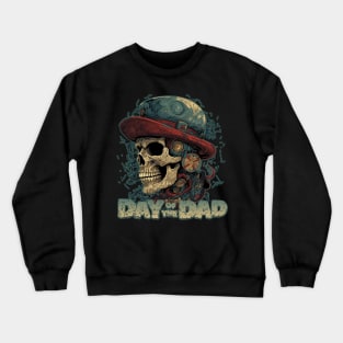 Dia de los Padres Sugar Skull - Father's Day Design Crewneck Sweatshirt